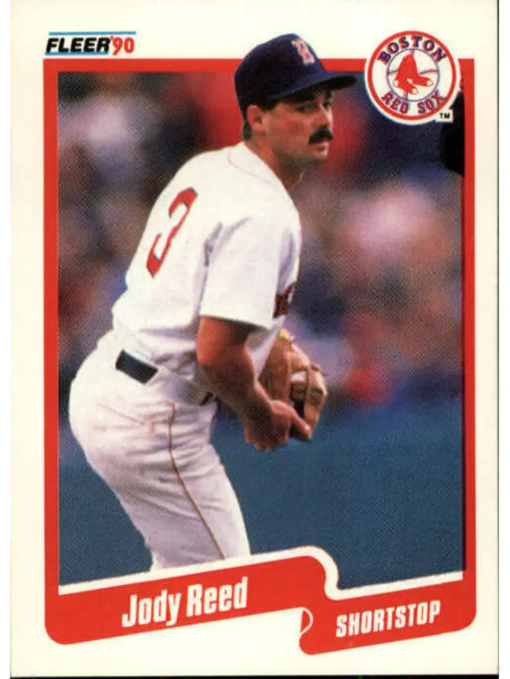 1990 Jody Reed Fleer Baseball Card #284